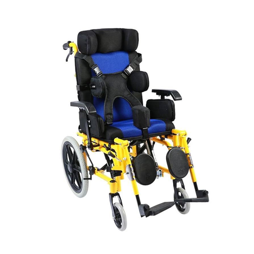 Amazon.co.jp: 脳性麻痺車椅子、軽量折りたたみリクライニング